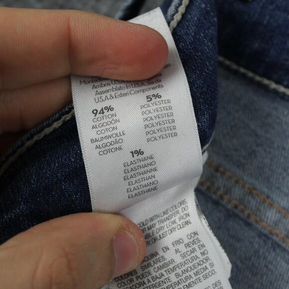 Mother Jeans 25 Blue The Weekender Fray Walking On Coals Flare Denim Minimalist - Picture 8 of 15